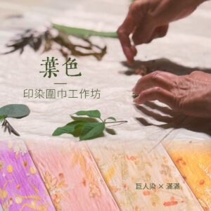 工藝 | 《葉色》植物染色印染圍巾工作坊